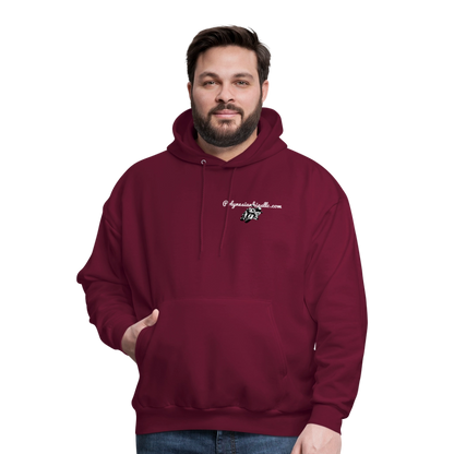 Men's Hoodie - burgundy