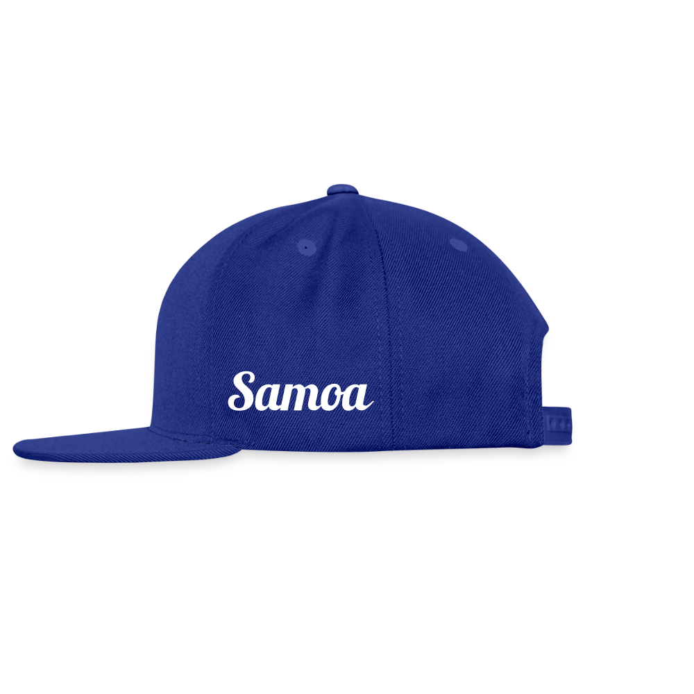 Snapback Baseball Cap - royal blue