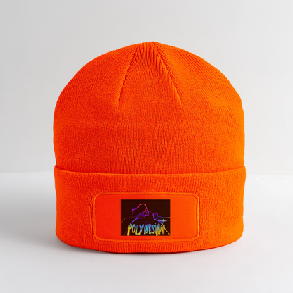 Patch Beanie - neon orange