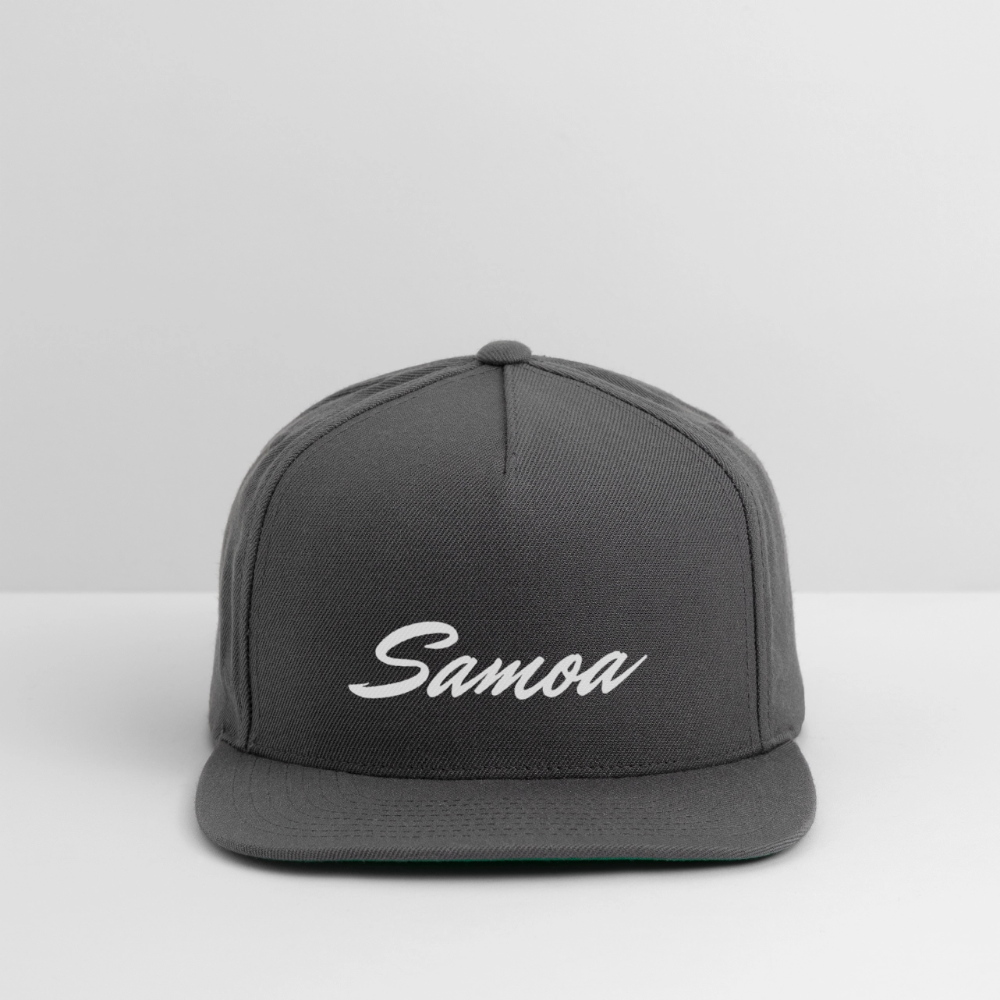 Snapback Baseball Cap - dark grey