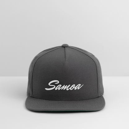 Snapback Baseball Cap - dark grey