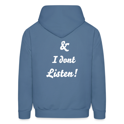 Men's Hoodie - denim blue