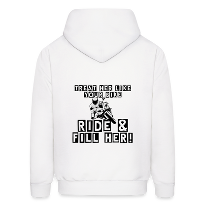 Men's Hoodie - white