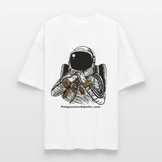 Oversized Graphic T - white
