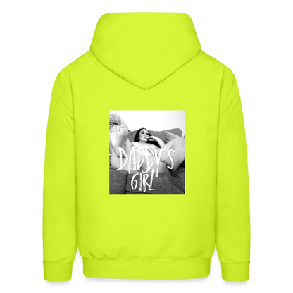 Men's Hoodie - safety green
