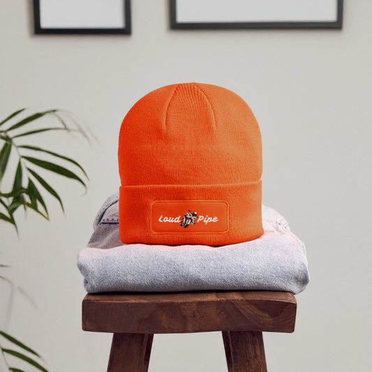 Loud Pipe Beanie - neon orange