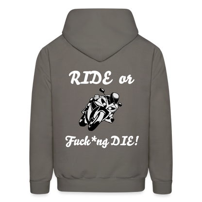 Men's Hoodie - asphalt gray