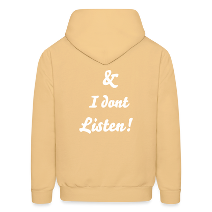 Men's Hoodie - light gold 