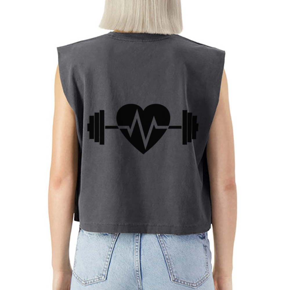 Muscle T - faded black
