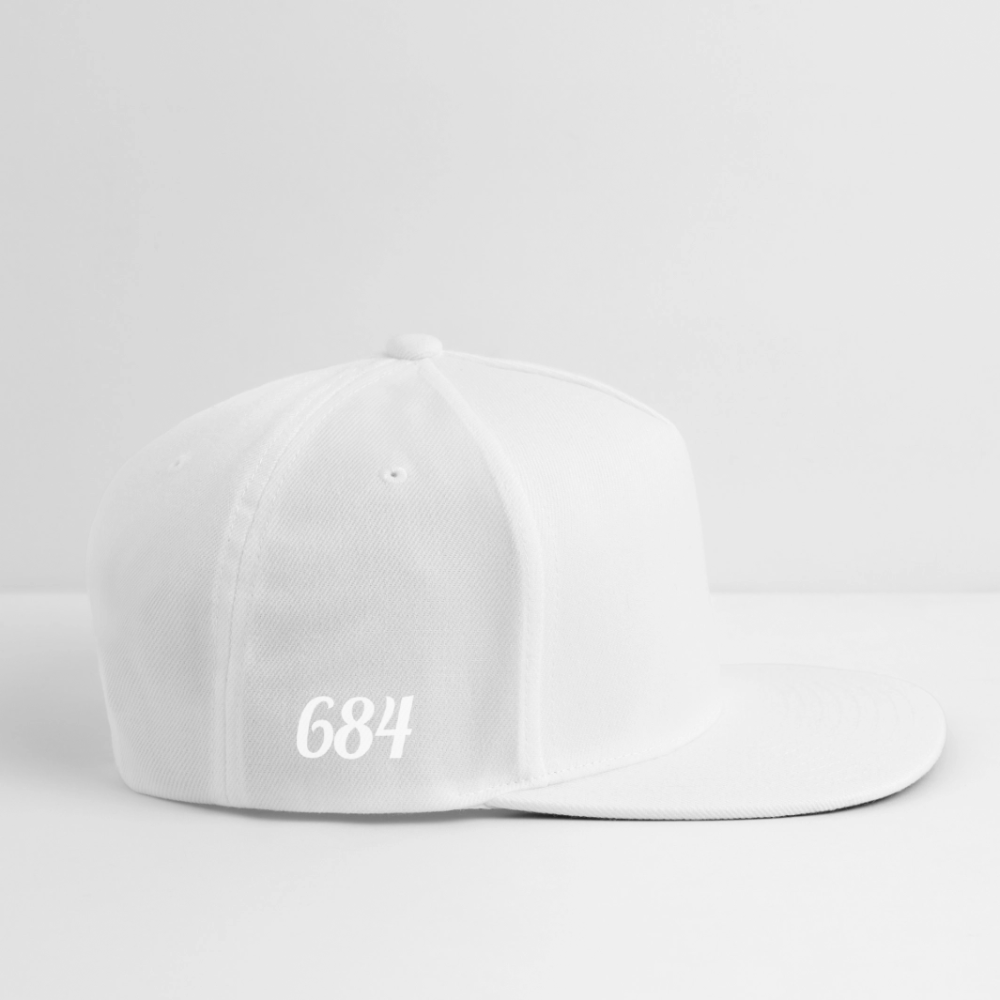 Snapback Baseball Cap - white