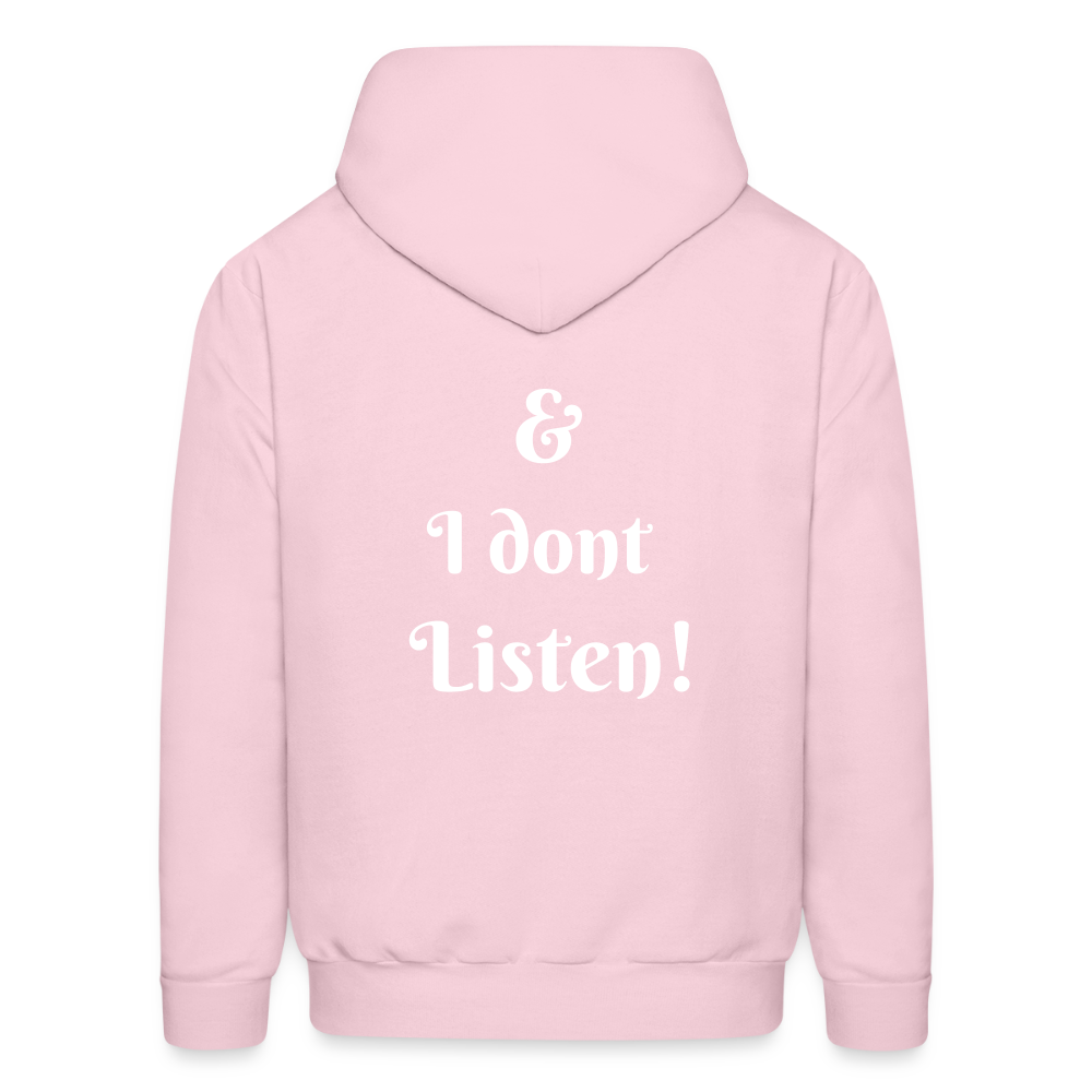 Men's Hoodie - pale pink