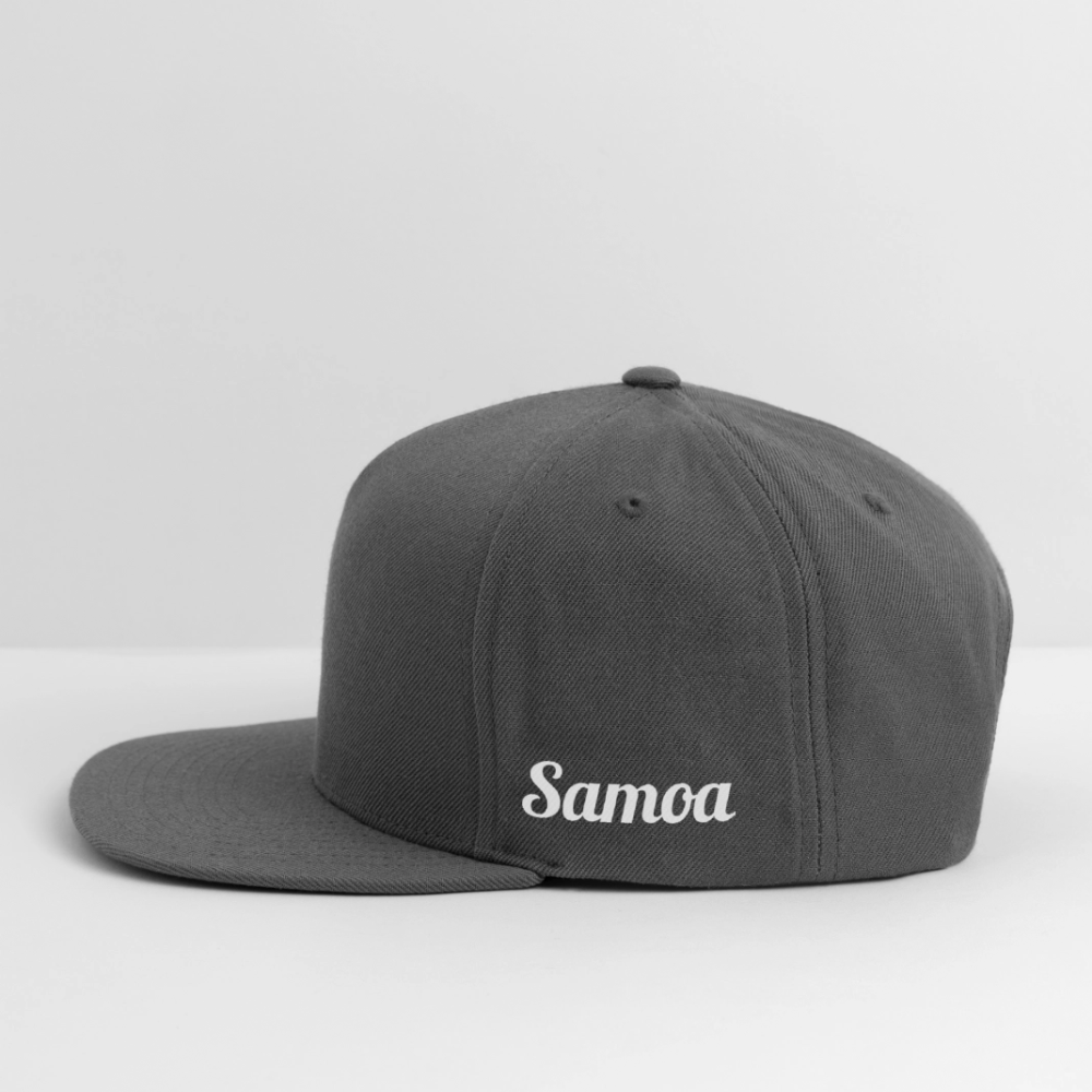 Snapback Baseball Cap - dark grey