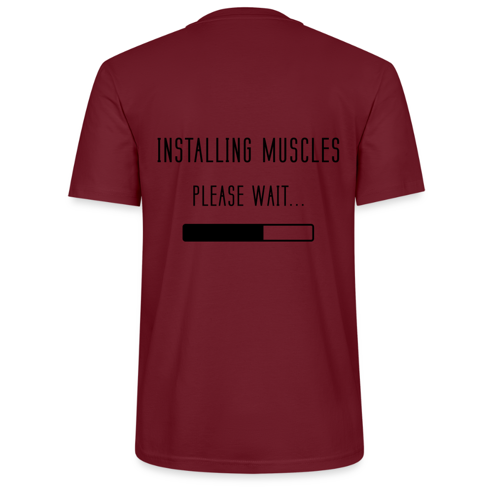 Graphic T - burgundy