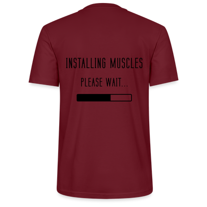 Graphic T - burgundy
