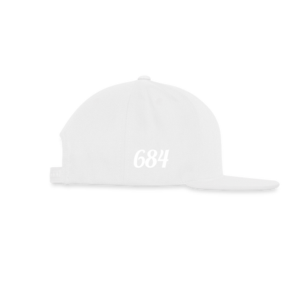 Snapback Baseball Cap - white