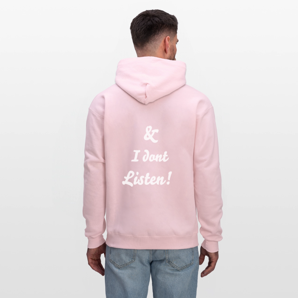 Men's Hoodie - pale pink