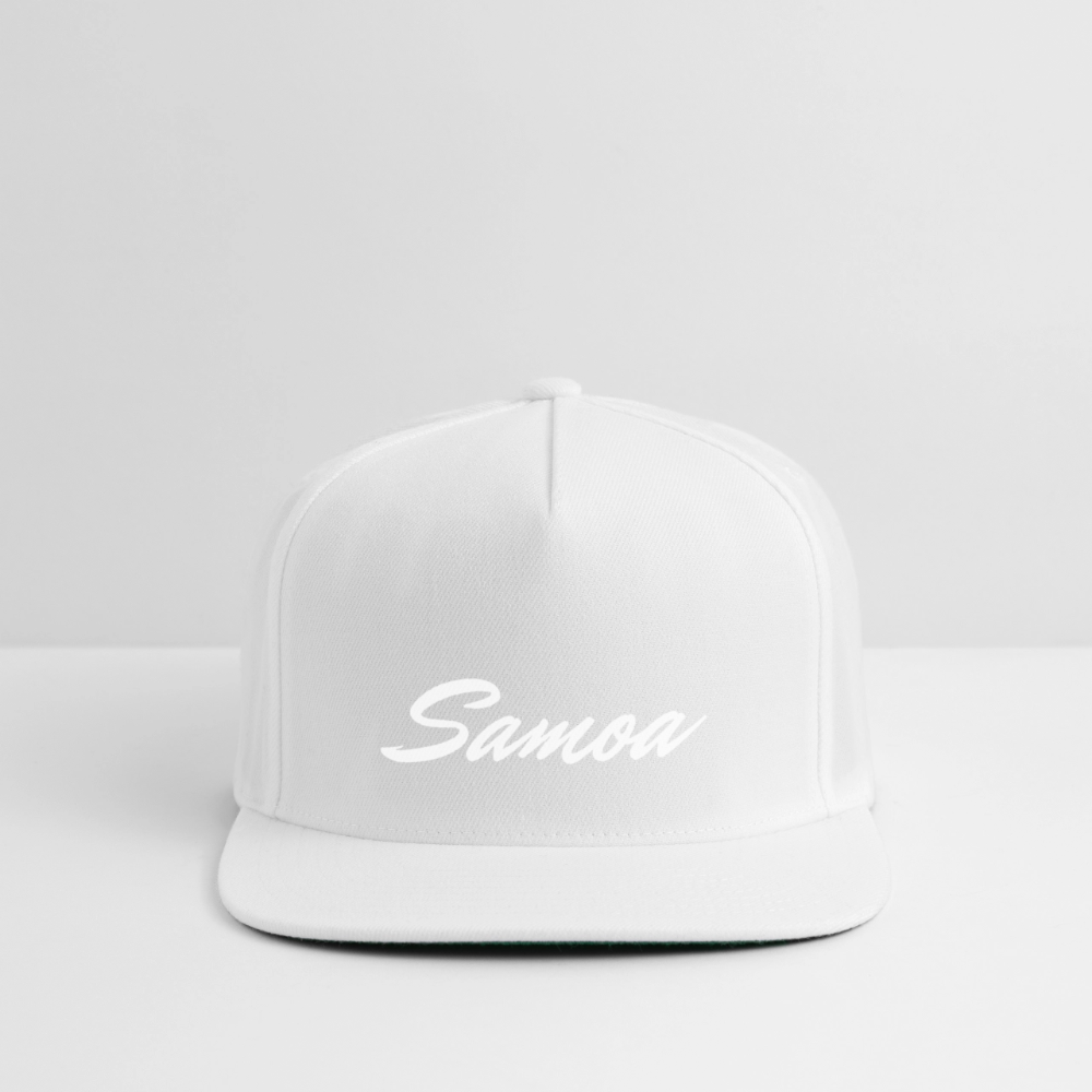 Snapback Baseball Cap - white