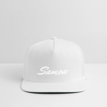 Snapback Baseball Cap - white