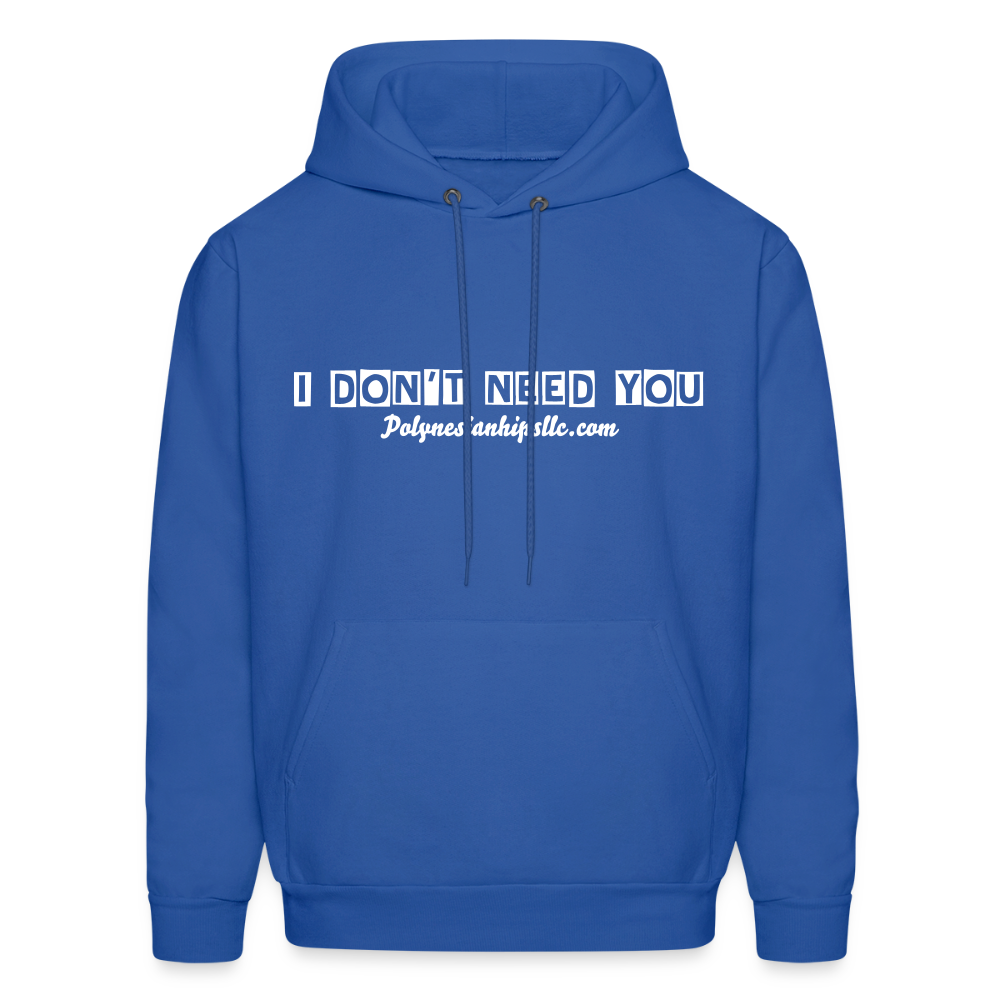Men's Hoodie - royal blue