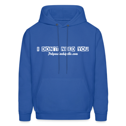 Men's Hoodie - royal blue
