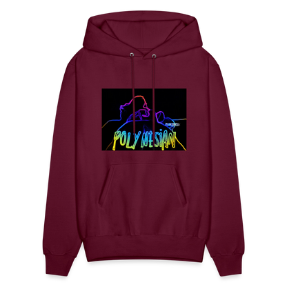 Men's Hoodie - burgundy