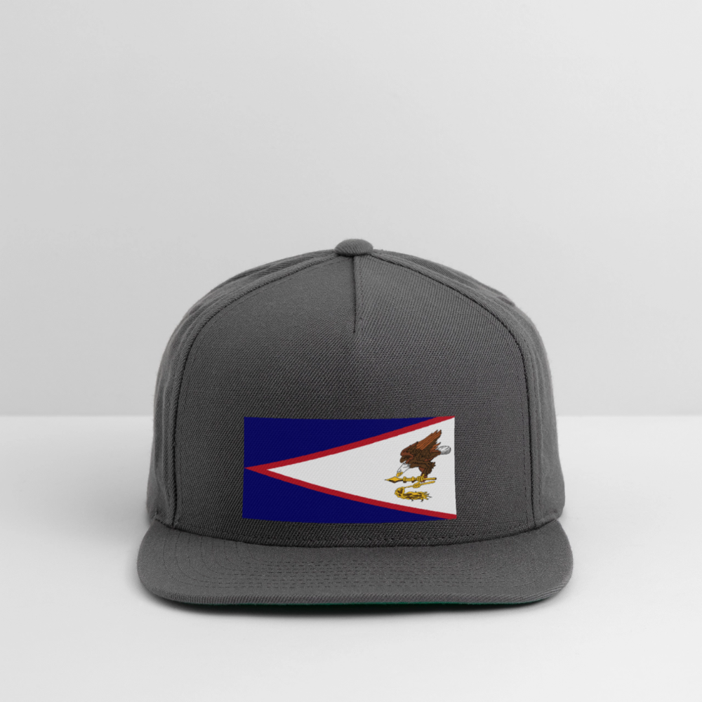 Snapback Baseball Cap - dark grey