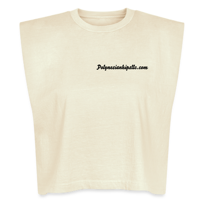 Muscle T - faded cream