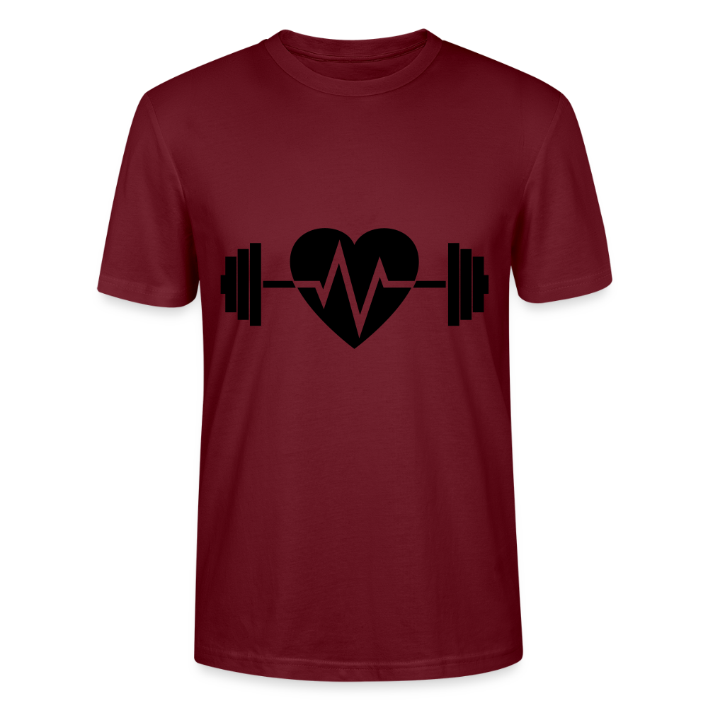 Graphic T - burgundy
