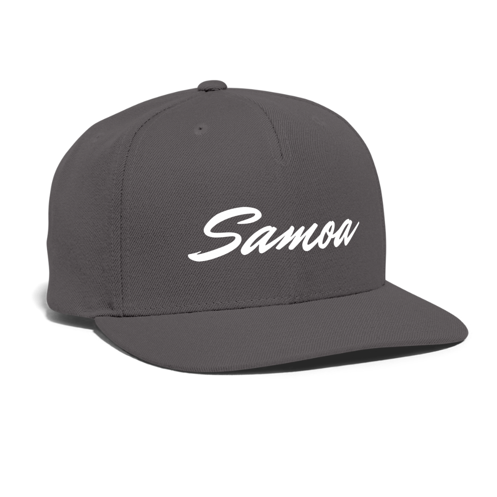 Snapback Baseball Cap - dark grey