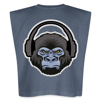 Muscle T - faded navy