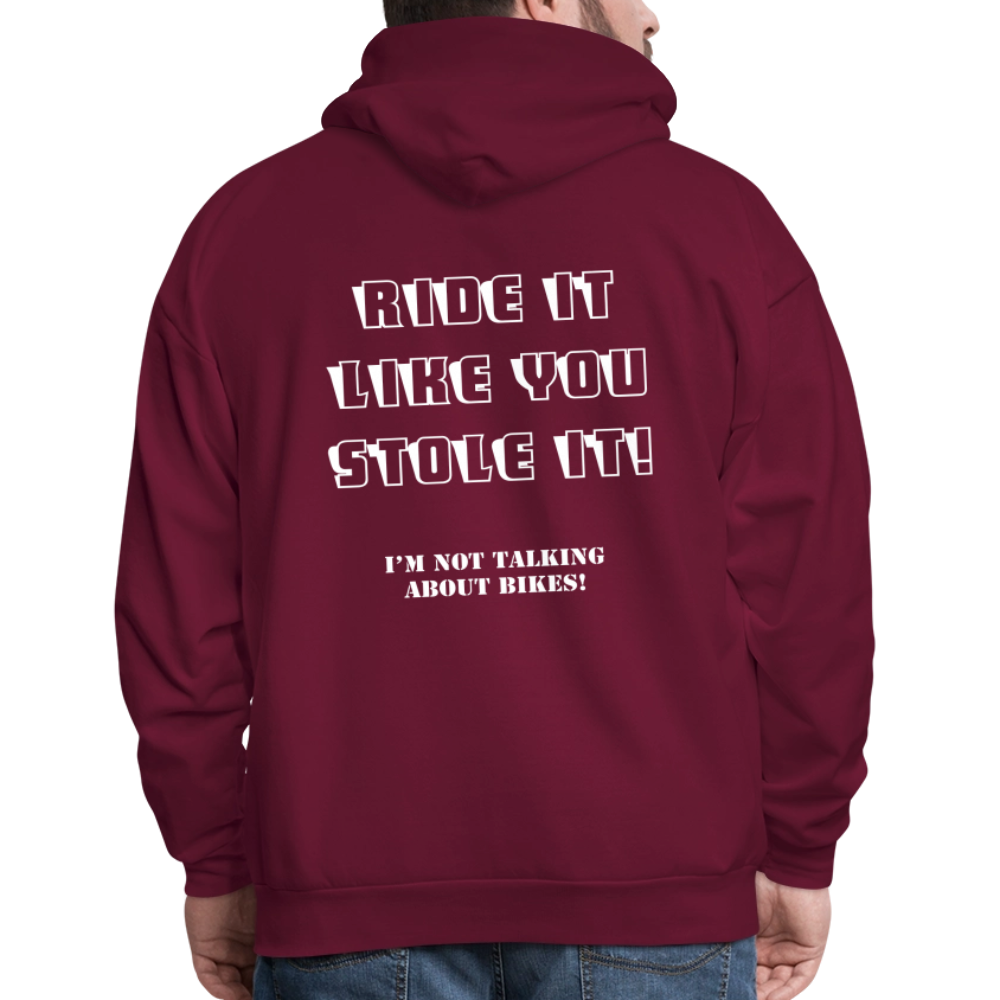 Men's Hoodie - burgundy