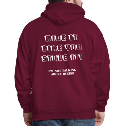 Men's Hoodie - burgundy