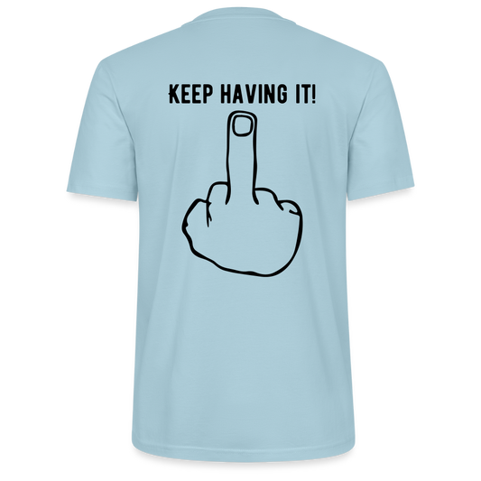 Graphic T - sky blue
