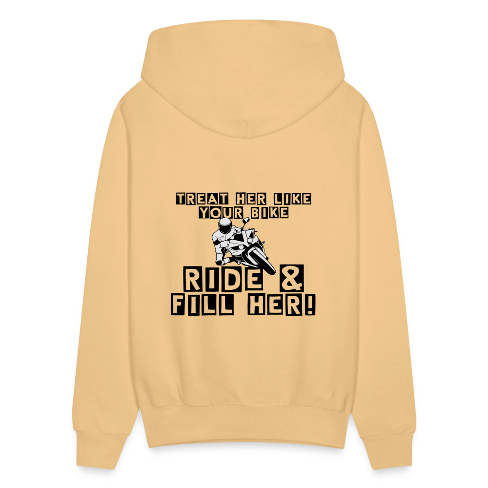 Men's Hoodie - light gold 