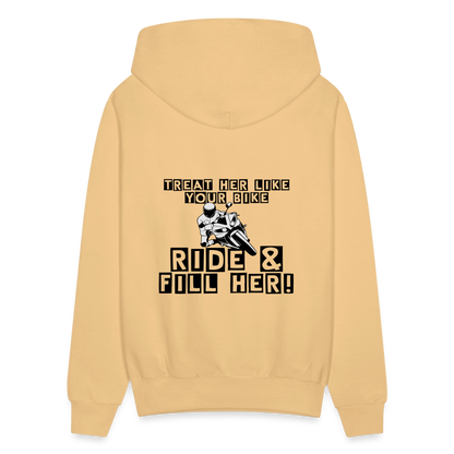 Men's Hoodie - light gold 