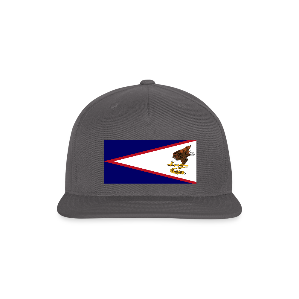 Snapback Baseball Cap - dark grey
