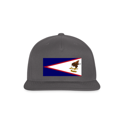 Snapback Baseball Cap - dark grey
