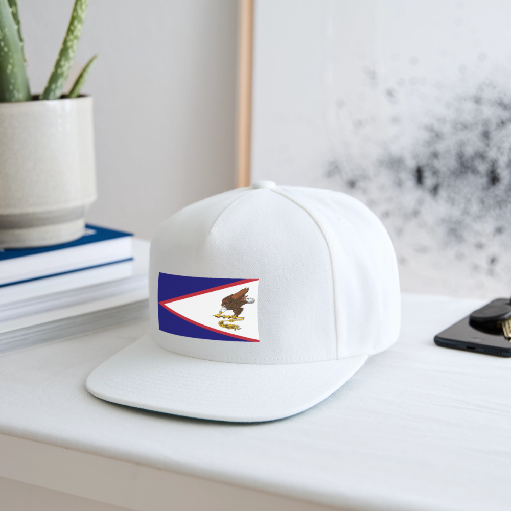 Snapback Baseball Cap - white