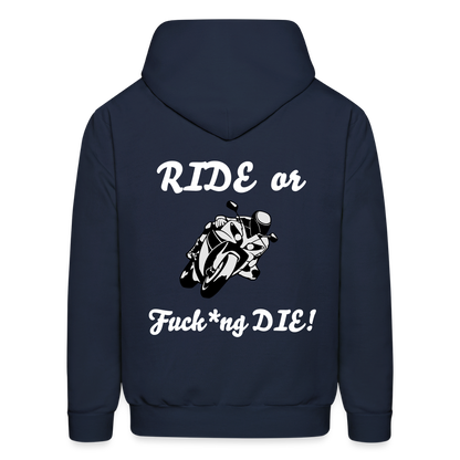 Men's Hoodie - navy