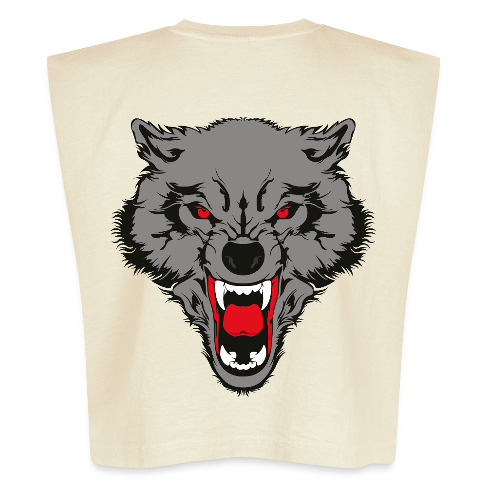 Muscle T - faded cream