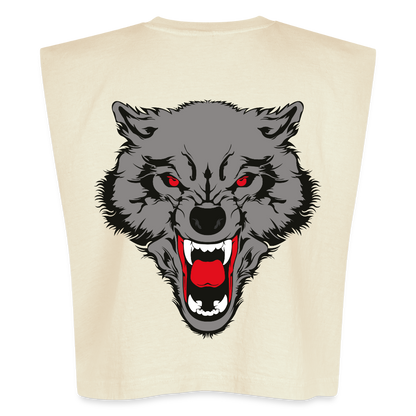 Muscle T - faded cream