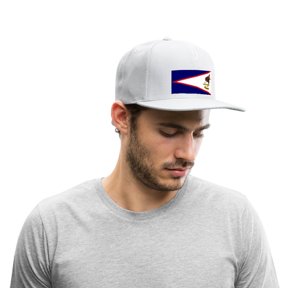 Snapback Baseball Cap - white
