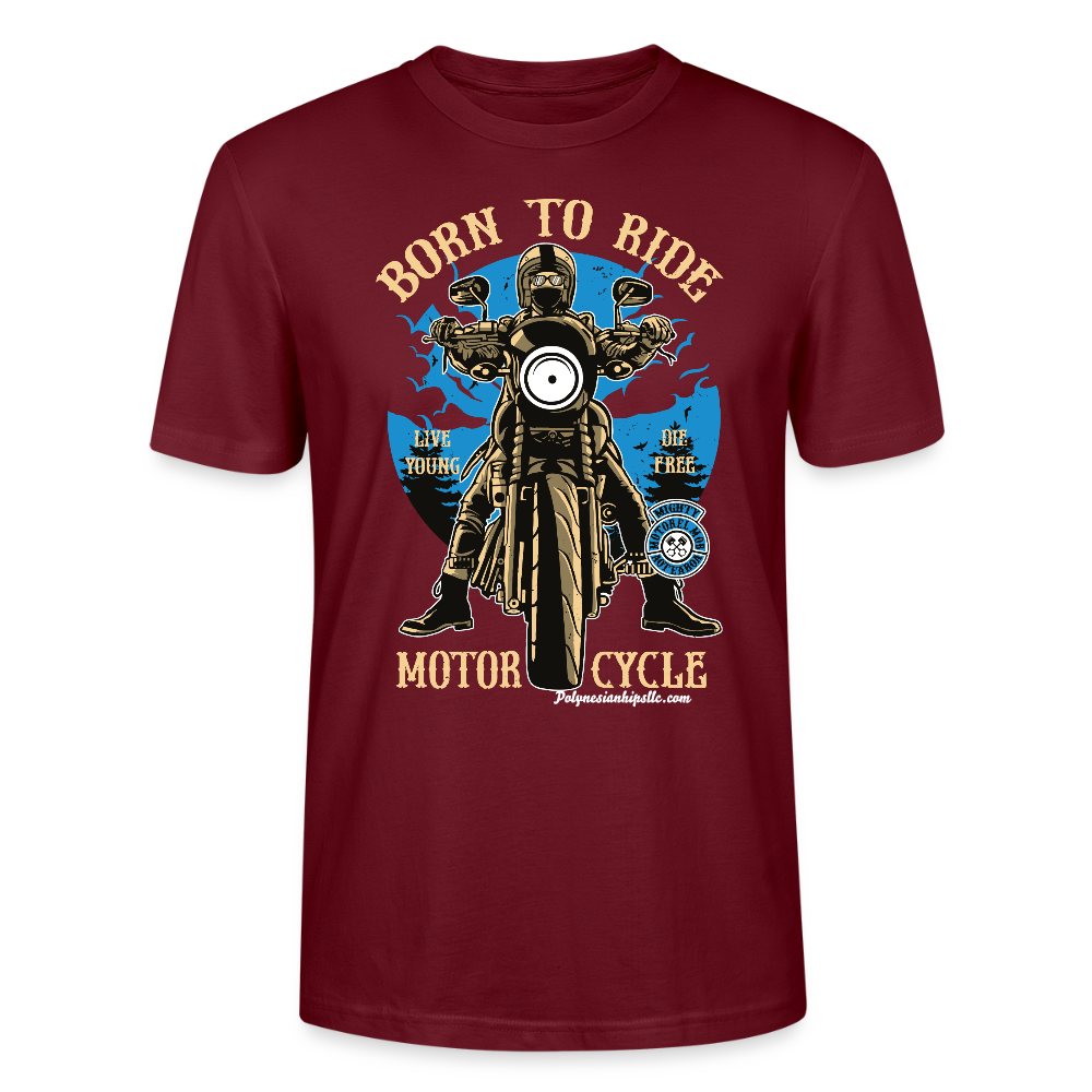 Graphic T - burgundy