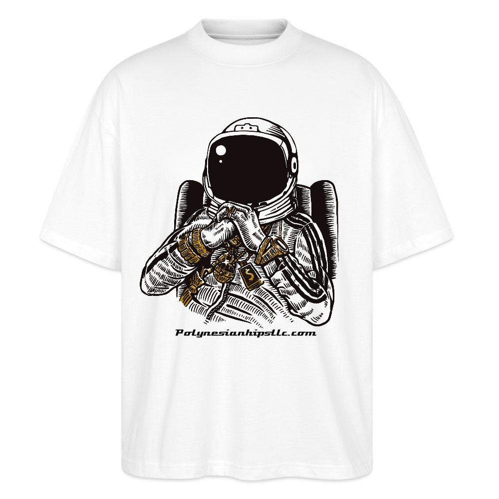 Oversized Graphic T - white