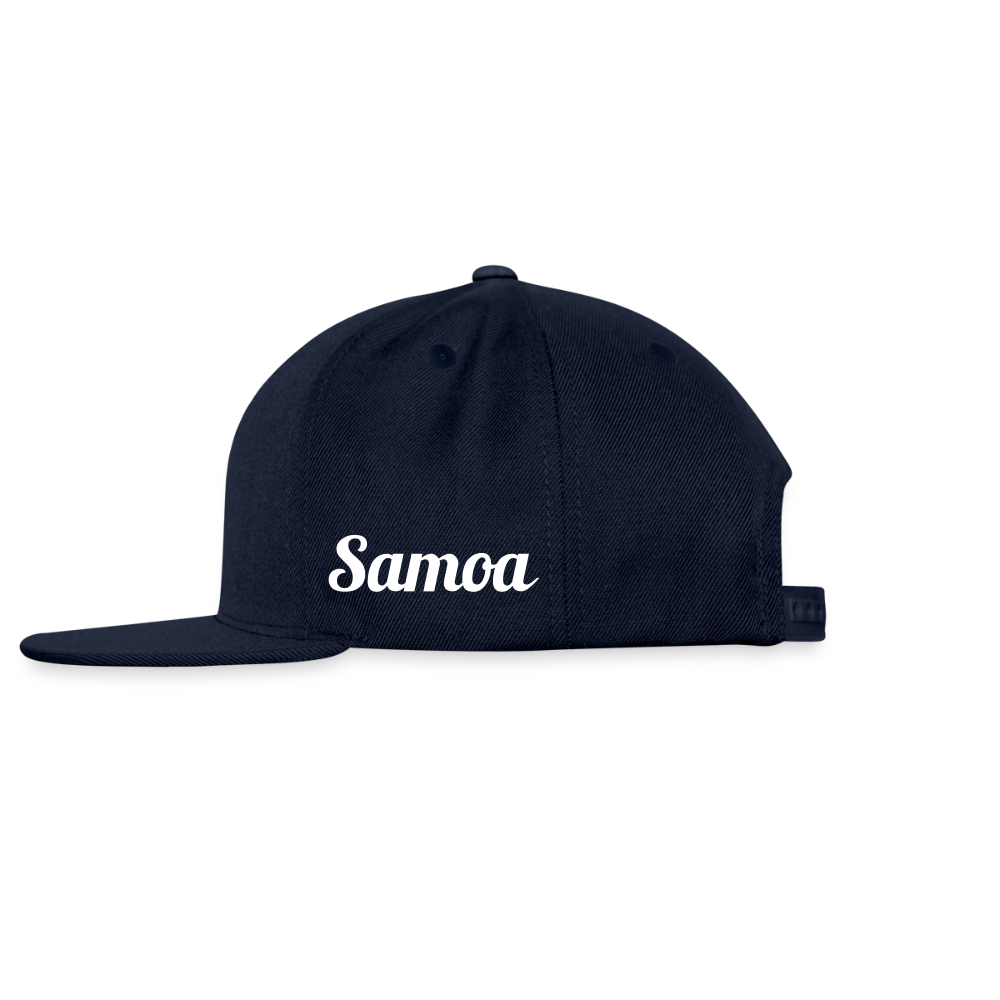 Snapback Baseball Cap - navy