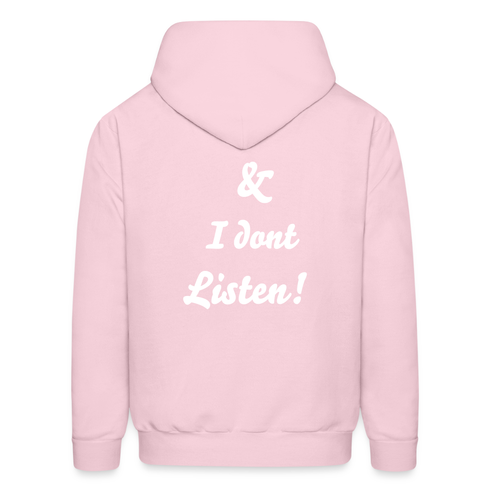 Men's Hoodie - pale pink