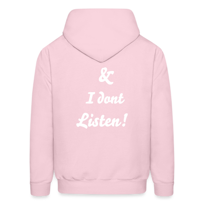 Men's Hoodie - pale pink