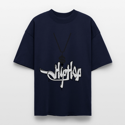 Oversized Graphic T - french navy