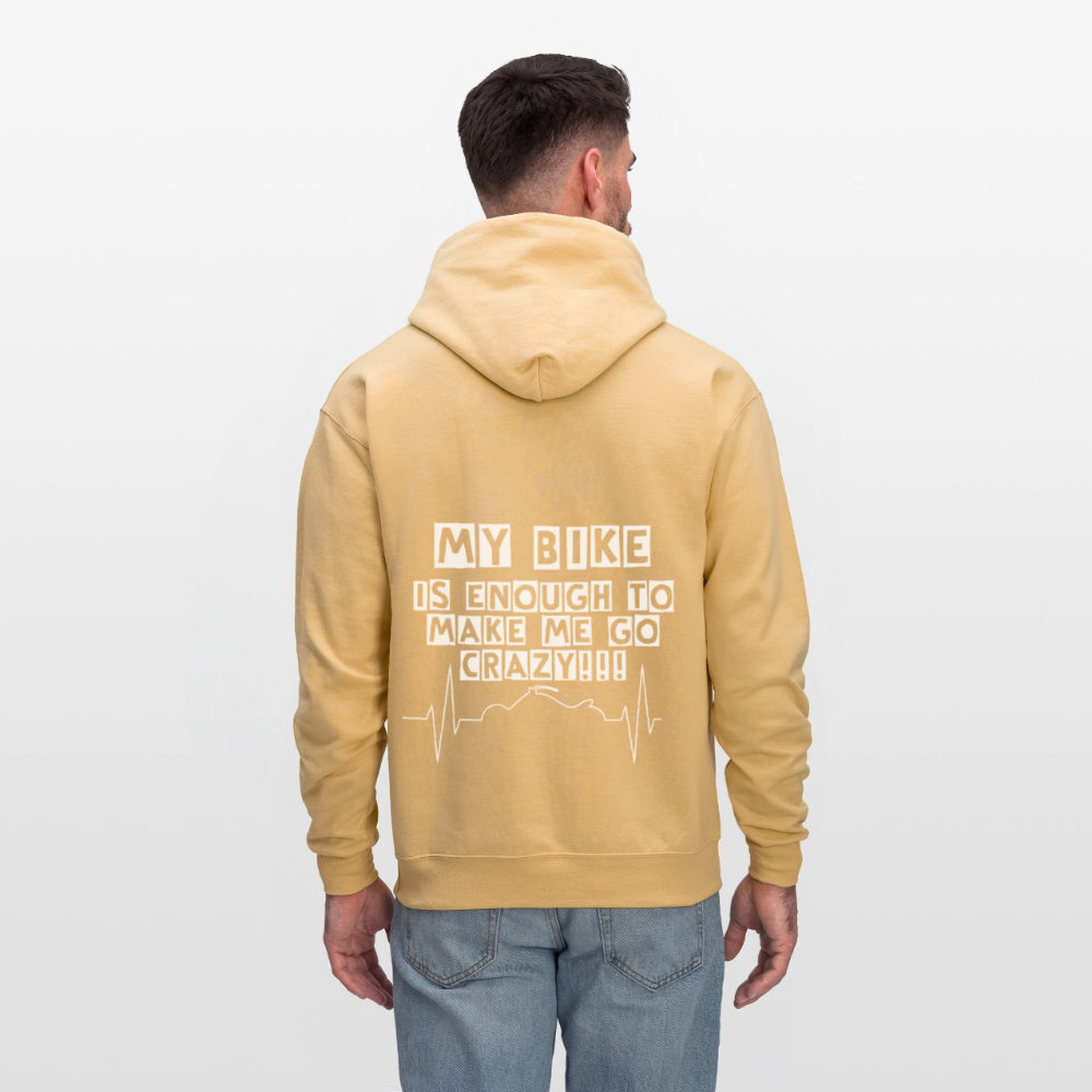 Men's Hoodie - light gold 