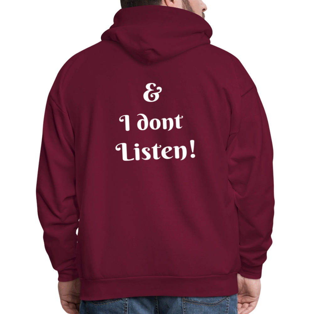 Men's Hoodie - burgundy